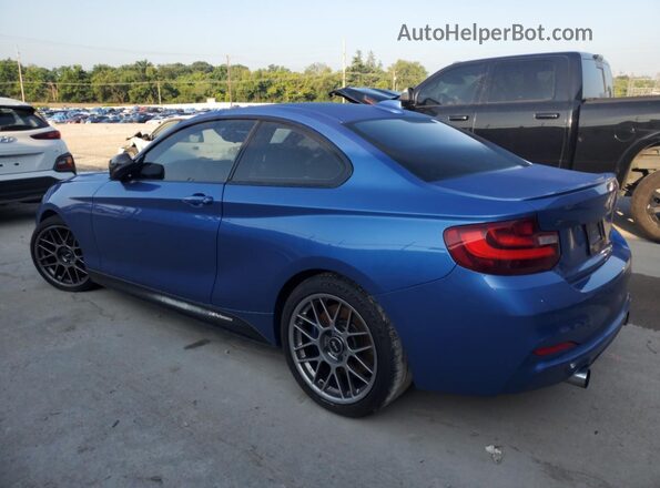 WBA2G3C31HV986663 2017 BMW M2 Blue Rear left