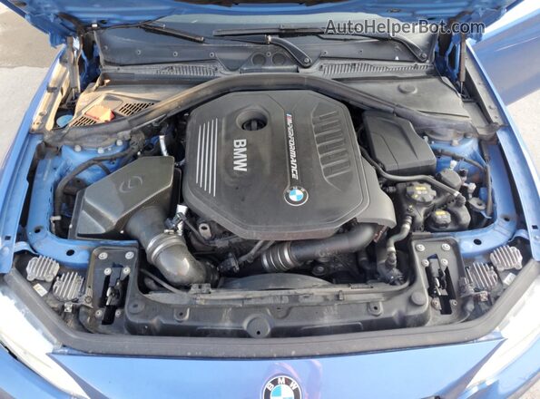WBA2G3C31HV986663 2017 BMW M2 Blue Rear interior view