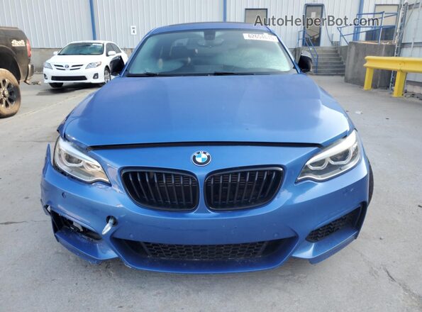 WBA2G3C31HV986663 2017 BMW M2 Blue Front view