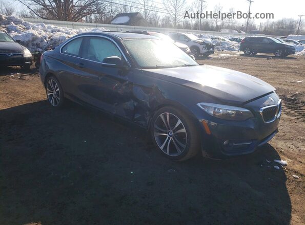 WBA2H9C33H7A25859 2017 BMW 2 SERIES Синий Передняя правая четверть