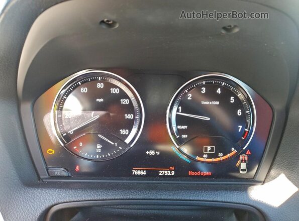 WBA2J1C01L7E50095 2020 BMW 2 SERIES White ხელსაწყოთა პანელის ხედი