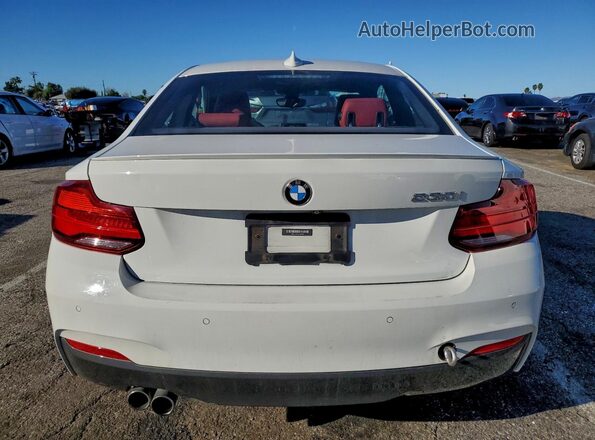 WBA2J1C01L7E50095 2020 BMW 2 SERIES White უკანა ხედი