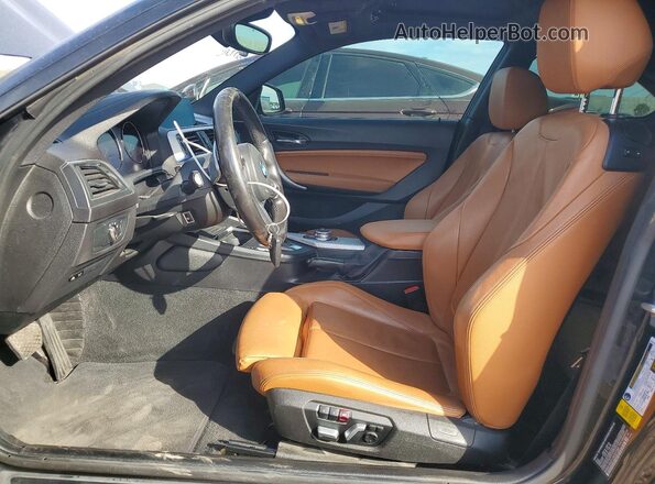 WBA2J5C57JVC07161 2018 BMW M2 Black Front interior view
