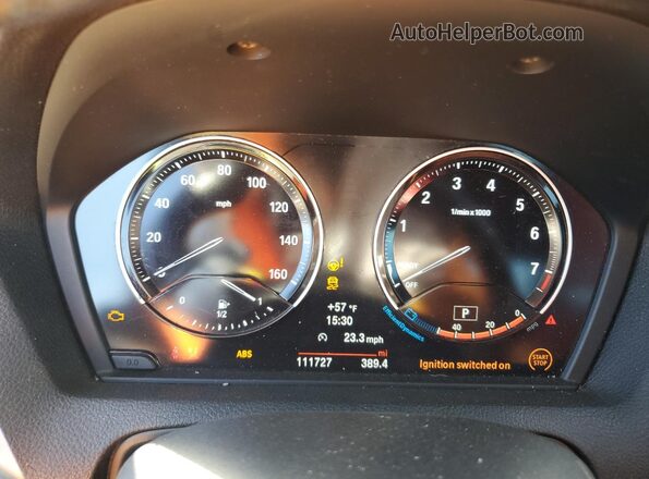 WBA2J7C55JVD60598 2018 BMW M2 Gray ხელსაწყოთა პანელის ხედი