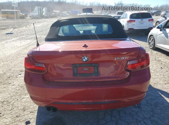 WBA2K9C3XH7A26265 2017 BMW 2 SERIES Red Widok z tyłu