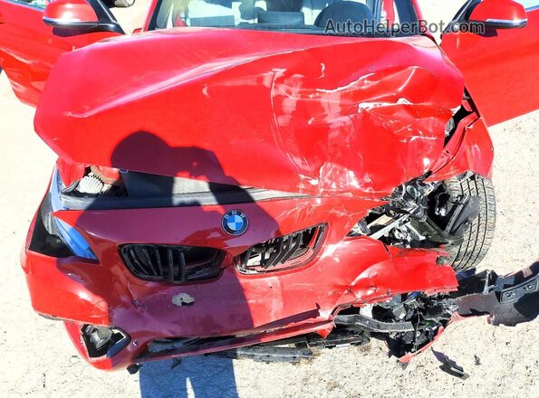 WBA2K9C3XH7A26265 2017 BMW 2 SERIES Red Widok wnętrza z tyłu