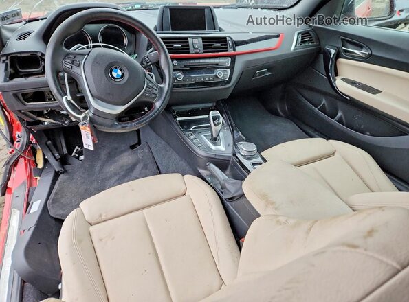 WBA2M7C01M7H92352 2021 BMW 2 SERIES Red Vista del salpicadero