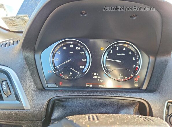 WBA2N1C03M7J26794 2021 BMW M2 Gray Vista del cuadro de instrumentos