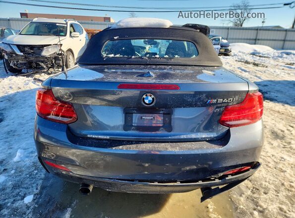 WBA2N1C03M7J26794 2021 BMW M2 Gray Vista trasera