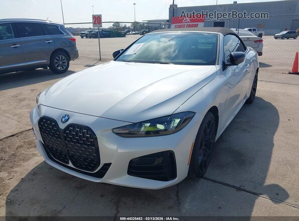 WBA33DB01TCW45698 2026 BMW 4 SERIES White წინა ხედი