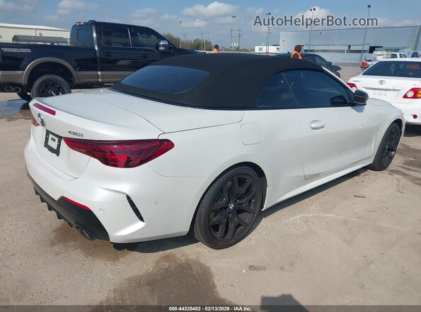 WBA33DB01TCW45698 2026 BMW 4 SERIES White უკანა მარჯვენა