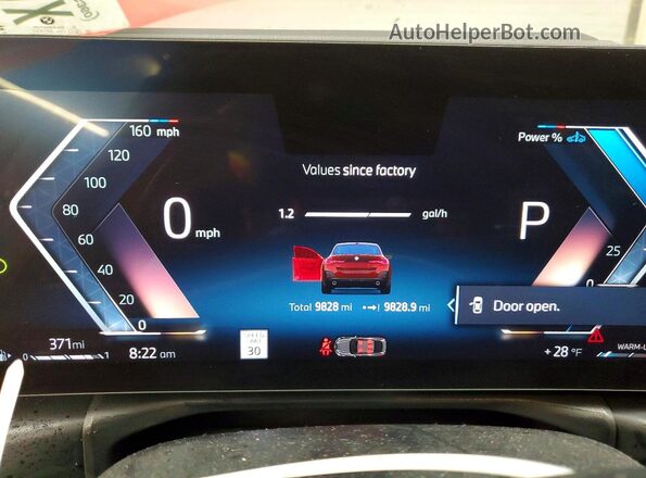 WBA33FB0XSFU54838 2025 BMW 4 SERIES Red Widok zestawu wskaźników