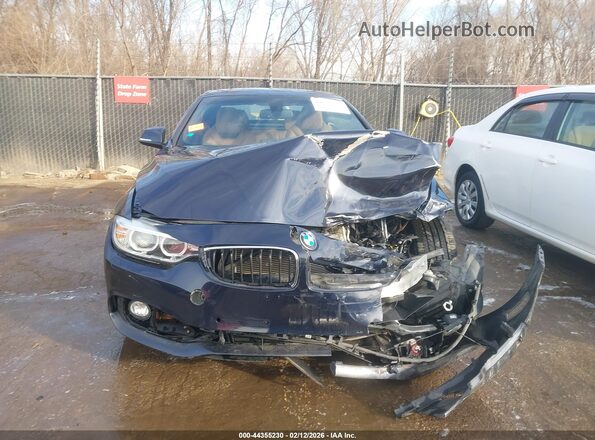 WBA3T1C59GP823784 2016 BMW 4 SERIES Dark Blue Widok zestawu wskaźników