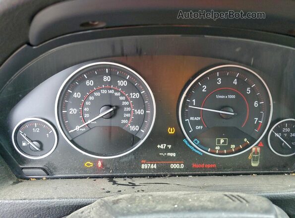 WBA3V7C51G5A24819 2016 BMW 4 SERIES Black Սարքավորումների վահանակի տեսք