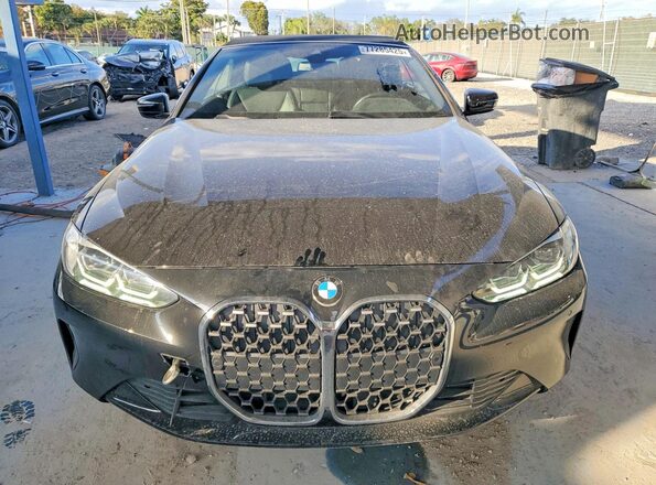 WBA43AT04PCL65006 2023 BMW 4 SERIES Black Вид спереду