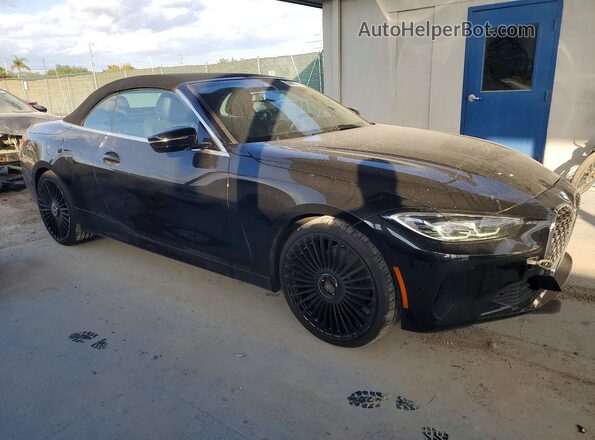 WBA43AT04PCL65006 2023 BMW 4 SERIES Black Передня права чверть