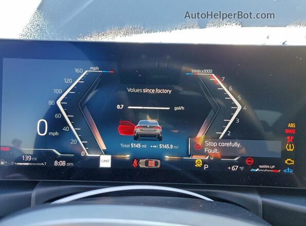 WBA43DA01SCT82634 2025 BMW 4 SERIES Gray Սարքավորումների վահանակի տեսք