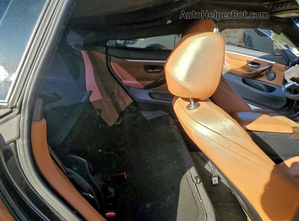 WBA4A9C52GGL89412 2016 BMW 4 SERIES Black Widok tylnych siedzeń
