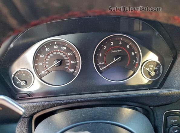 WBA4A9C52GGL89412 2016 BMW 4 SERIES Black Widok zestawu wskaźników