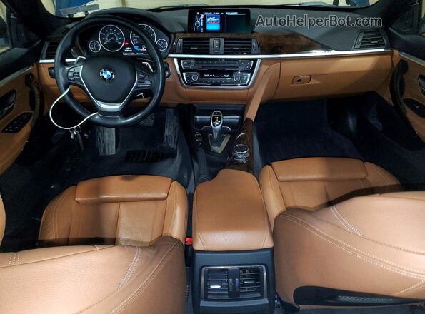 WBA4C9C51GG138830 2016 BMW 4 SERIES Blue Առջևի վահանակի տեսք