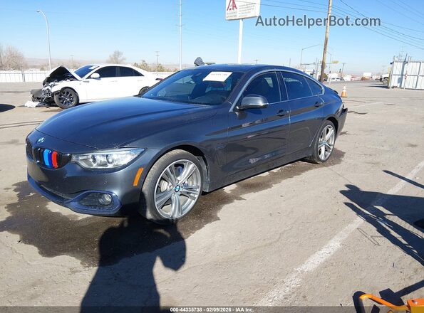 WBA4E3C39HG187491 2017 BMW 4 SERIES Gray წინა მარცხენა ხედი სამი მეოთხედიდან