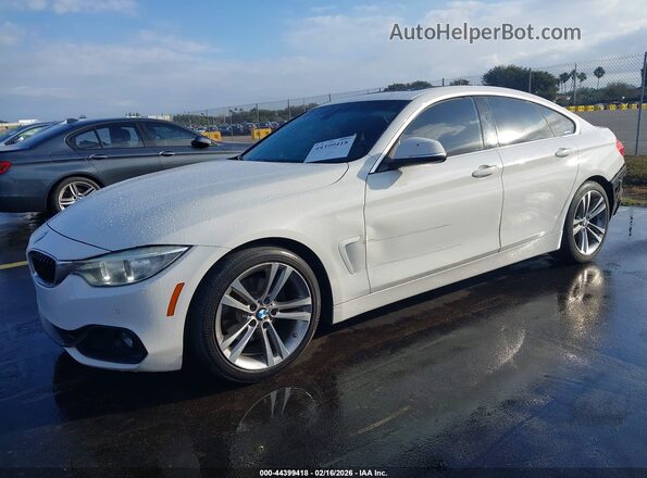 WBA4F7C57HG786301 2017 BMW 4 SERIES White წინა მარცხენა ხედი სამი მეოთხედიდან