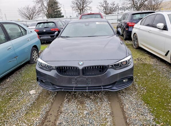 WBA4J1C06LBU68417 2020 BMW 4 SERIES Gray Front view
