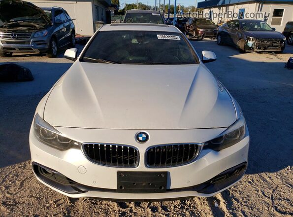WBA4J1C52KBM17006 2019 BMW 4 SERIES White Widok z przodu
