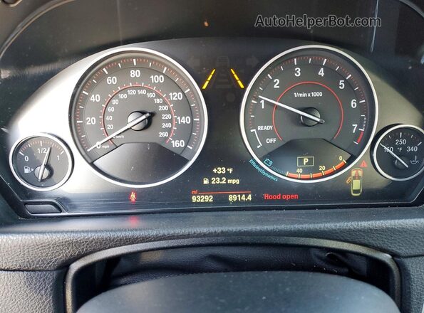 WBA4J3C02LCD21665 2020 BMW 4 SERIES Gray Вид щитка приладів