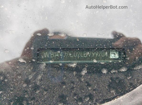 WBA4J7C02LBV99704 2020 BMW 4 SERIES Черный Вид подкапотного пространства
