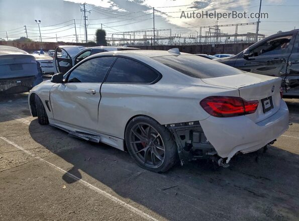 WBA4W7C0XLFJ79814 2020 BMW 4 SERIES White Rear left