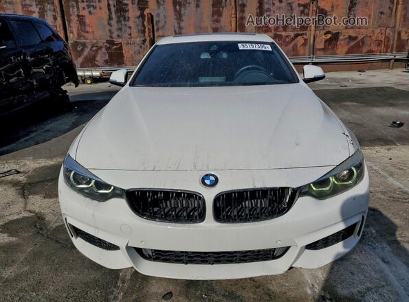 WBA4W7C0XLFJ79814 2020 BMW 4 SERIES White Front view