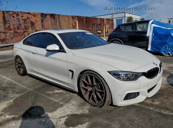 WBA4W7C0XLFJ79814 2020 BMW 4 SERIES White Front right