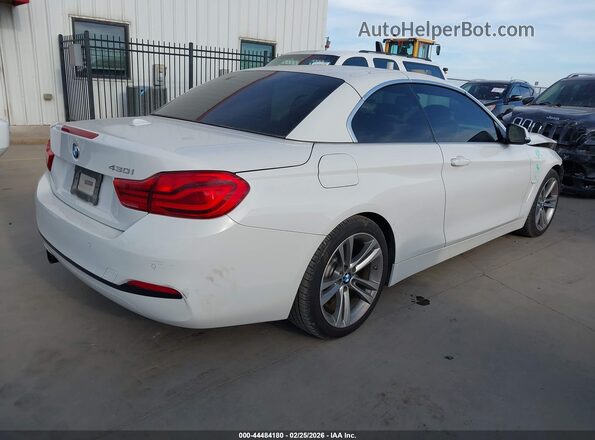 WBA4Z1C59JEC58722 2018 BMW 4 SERIES White Հետևի աջ