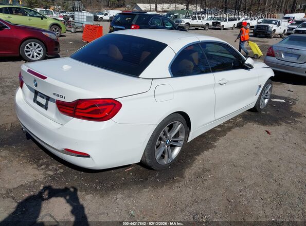 WBA4Z3C53JEC57738 2018 BMW 4 SERIES White Tył prawy