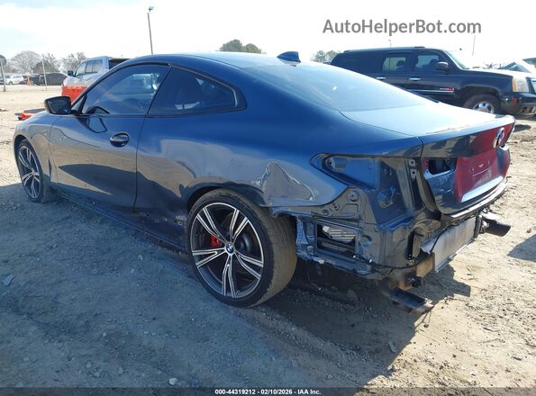 WBA53AP00NCJ54610 2022 BMW 4 SERIES Blue Задня ліва чверть