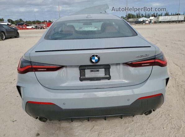 WBA53AP00RCR55964 2024 BMW 4 SERIES Silver Вид ззаду