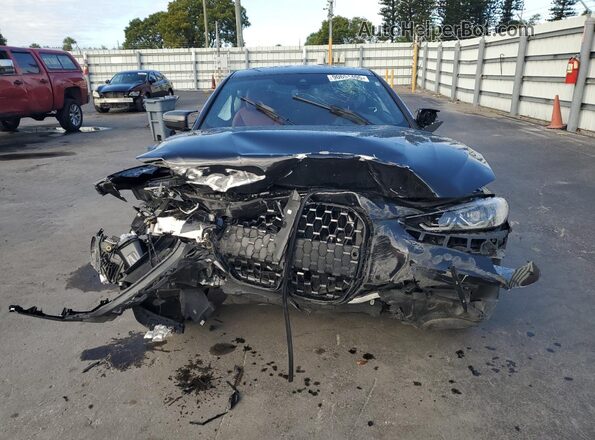 WBA53AP01MCG06758 2021 BMW 4 SERIES Black Вид спереду