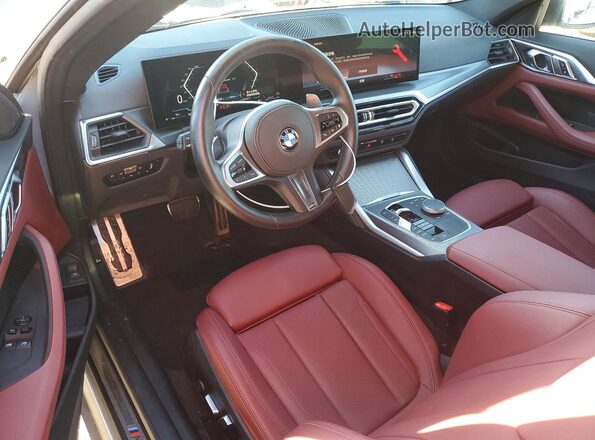 WBA53AP03RCN69846 2024 BMW 4 SERIES Gray Vista del salpicadero