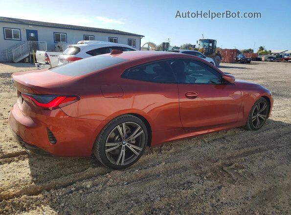 WBA53AP05MCF96705 2021 BMW 4 SERIES Orange Tył prawy