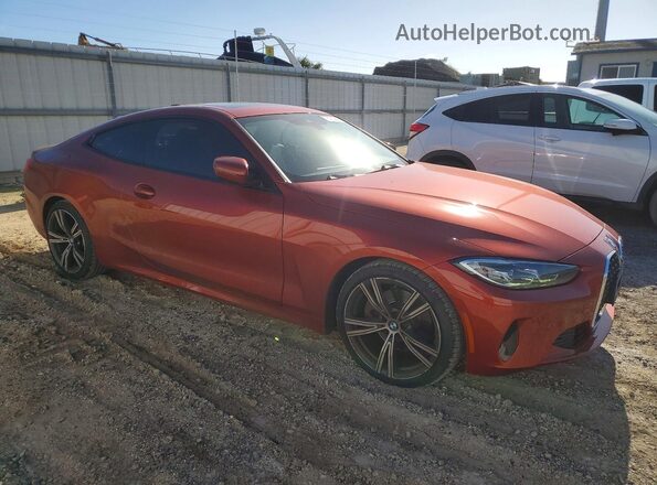 WBA53AP05MCF96705 2021 BMW 4 SERIES Orange Przód prawy