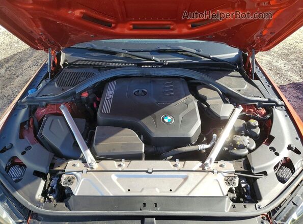 WBA53AP05MCF96705 2021 BMW 4 SERIES Orange Widok wnętrza z tyłu