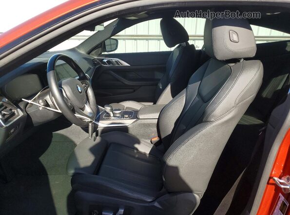 WBA53AP05MCF96705 2021 BMW 4 SERIES Orange Widok wnętrza z przodu
