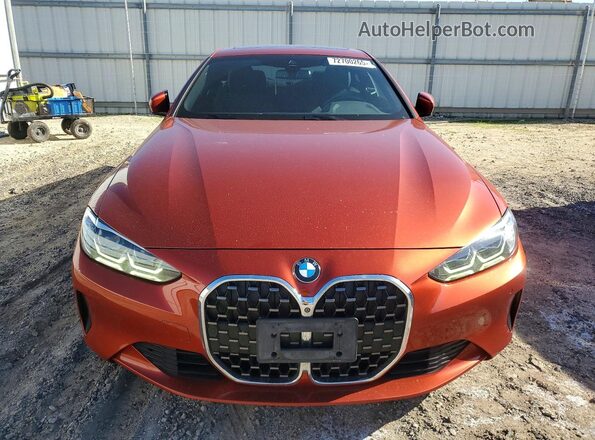 WBA53AP05MCF96705 2021 BMW 4 SERIES Orange Widok z przodu