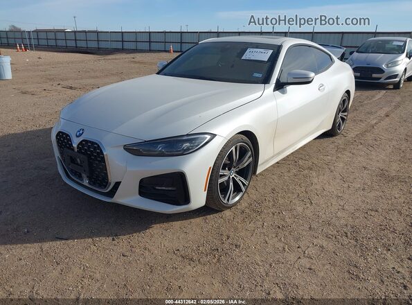 WBA53AP05NCH80317 2022 BMW 4 SERIES White Front left