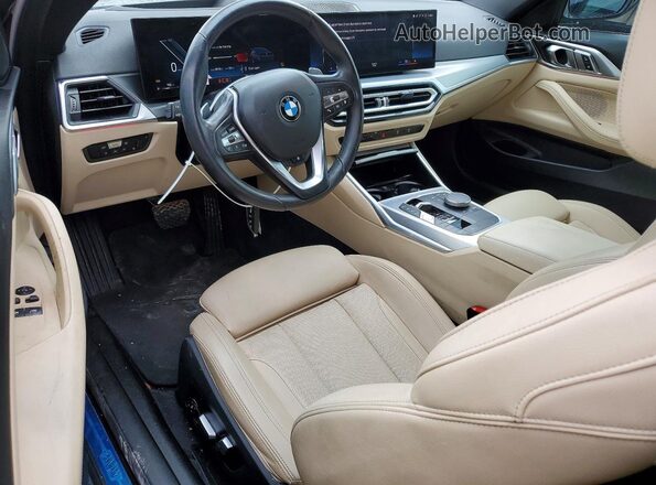 WBA53AP05RCN07395 2024 BMW 4 SERIES Gray Dashboard view