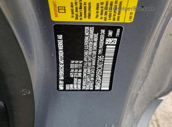 WBA53AP05RCN07395 2024 BMW 4 SERIES Gray Engine compartment view