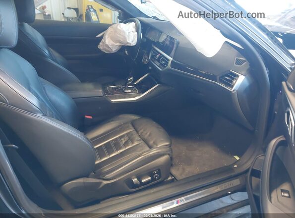 WBA53AP06MCF47884 2021 BMW 4 SERIES Black Vista interior delantera
