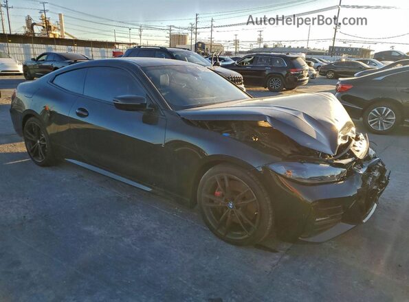 WBA53AP08RCR55842 2024 BMW 4 SERIES Black Przód prawy