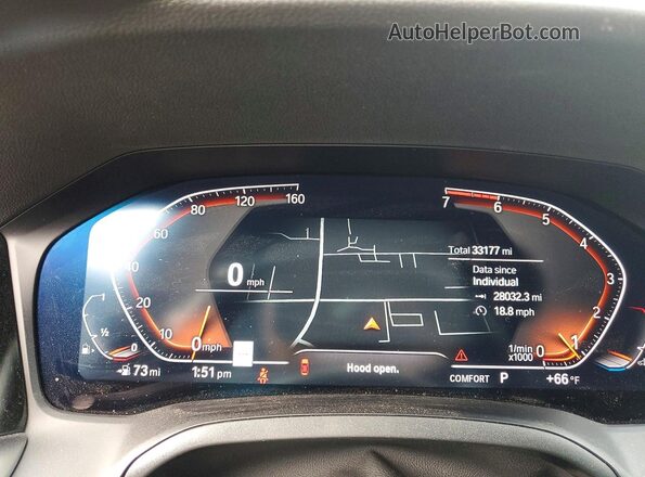 WBA53AP0XPCL80785 2023 BMW 4 SERIES White ხელსაწყოთა პანელის ხედი